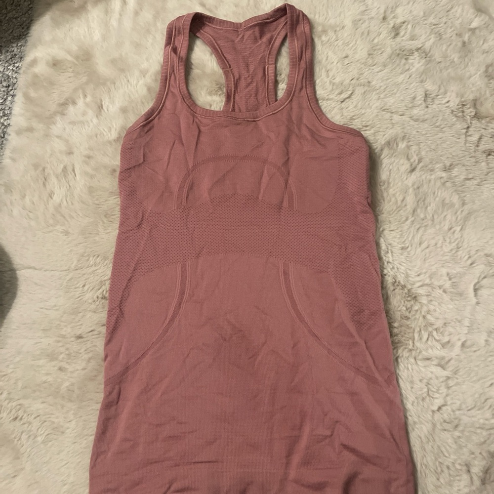 Women's Magenta Lululemon Swiftly Racerback Tank